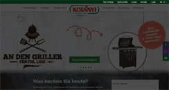 Desktop Screenshot of kotanyi.at